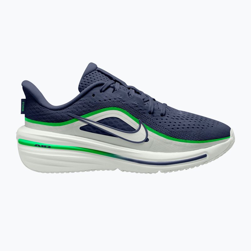 Nike Winflo 12 running shoes midnight navy/green spark/summit white 8