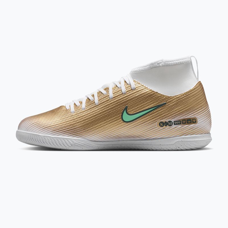 Children's football boots Nike Jr. Mercurial Superfly 11 Club "Kylian Mbappé" metallic gold/green glow 2