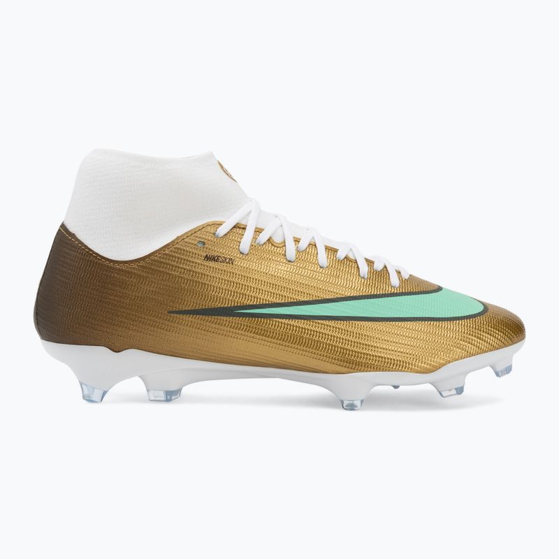 Men's football boots Nike Mercurial Superfly 11 Academy "Kylian Mbappé" metallic gold/green glow 2