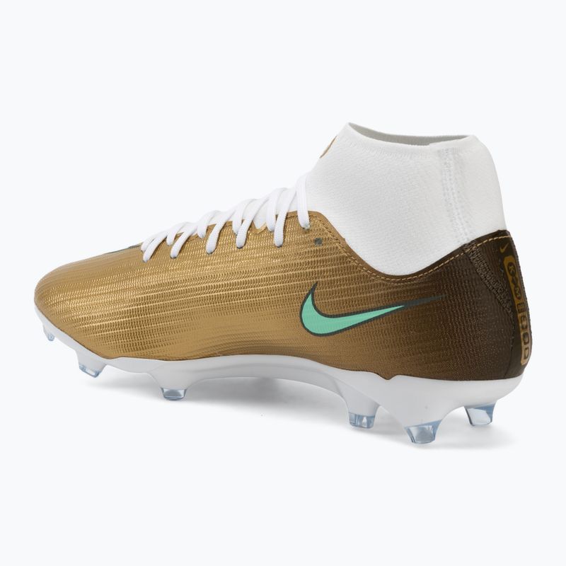 Men's football boots Nike Mercurial Superfly 11 Academy "Kylian Mbappé" metallic gold/green glow 3