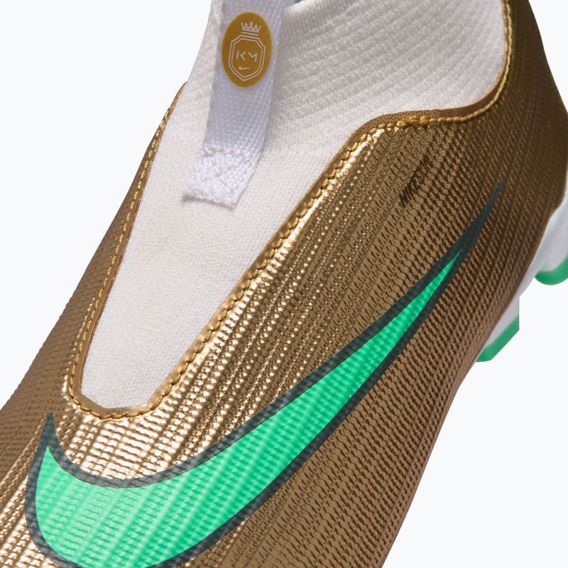Children's football boots Nike Jr. Mercurial Superfly 11 Academy "Kylian Mbappé" metallic gold/green glow 5