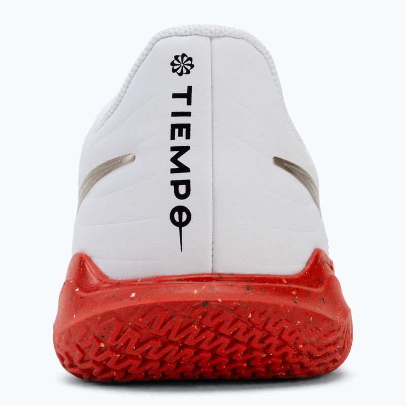Children's football boots Nike Jr. Tiempo Maestro Club white/bright crimson/blur 6