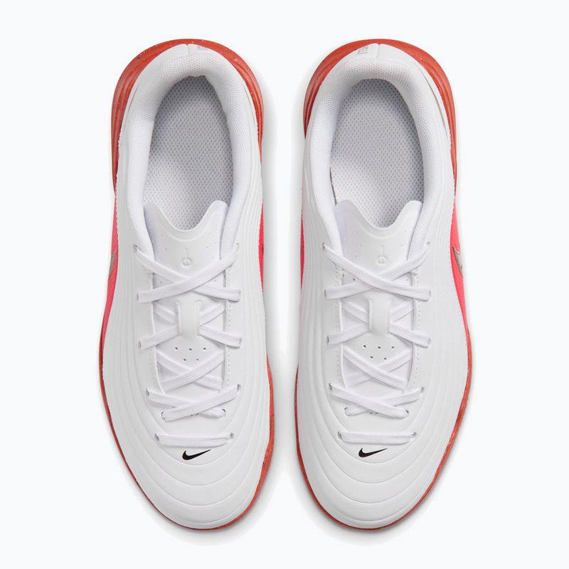 Children's football boots Nike Jr. Tiempo Maestro Club white/bright crimson/blur 2