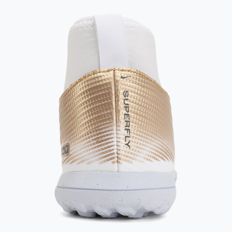 Children's football boots Nike Jr. Mercurial Superfly 11 Club "Kylian Mbappé" metallic gold/green glow 6