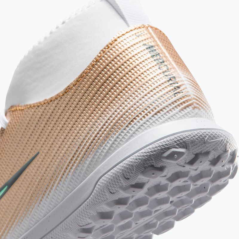 Children's football boots Nike Jr. Mercurial Superfly 11 Club "Kylian Mbappé" metallic gold/green glow 6