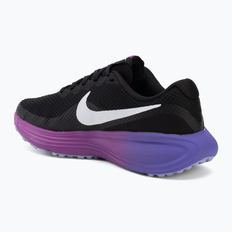 Women's running shoes Nike Revolution 8 black/vivid purple/persian violet/white 3