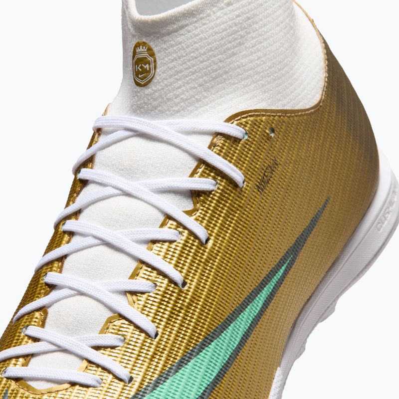 Men's football boots Nike Mercurial Superfly 11 Academy "Kylian Mbappé" metallic gold/green glow 5