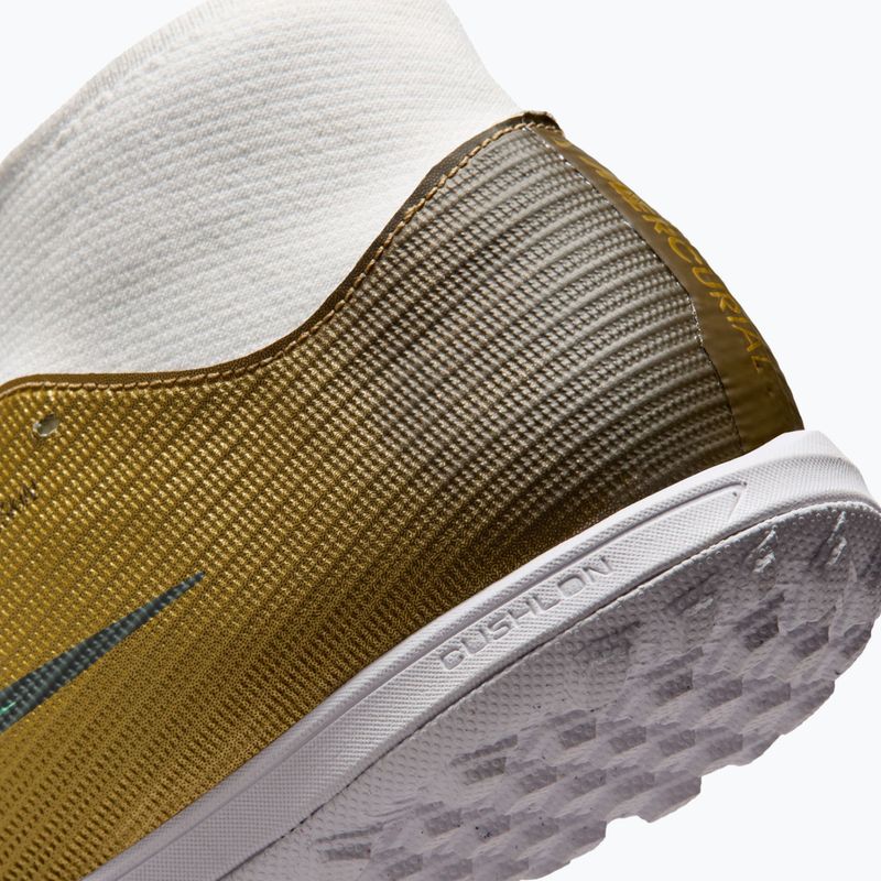 Men's football boots Nike Mercurial Superfly 11 Academy "Kylian Mbappé" metallic gold/green glow 6