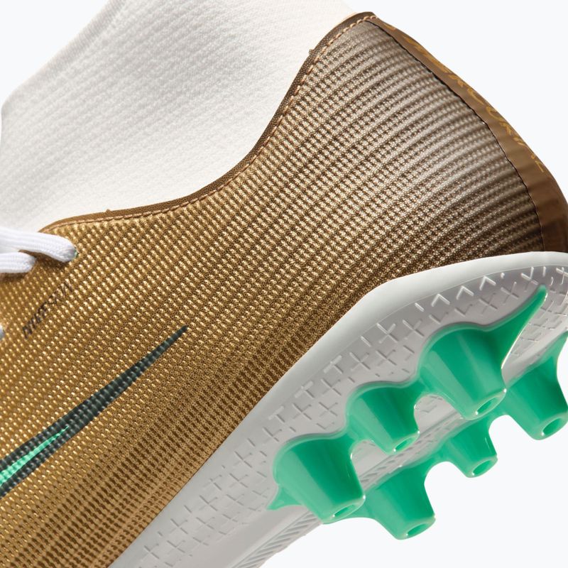 Men's football boots Nike Mercurial Superfly 11 Academy "Kylian Mbappé" metallic gold/green glow 7