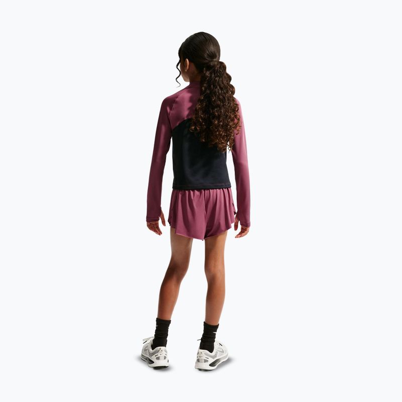 Children's shorts Nike Pro pink smoke/black/white 3