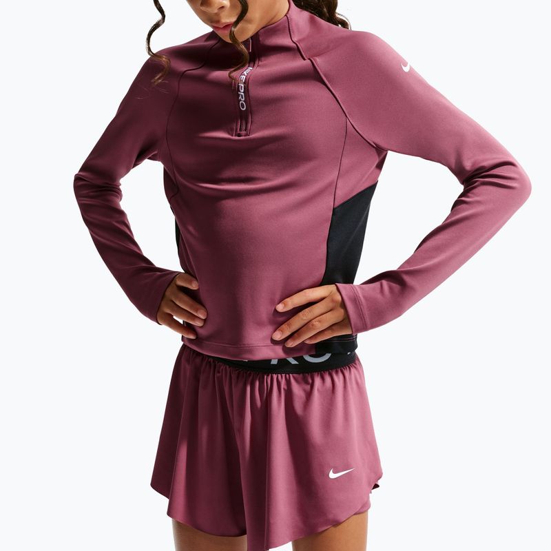 Children's shorts Nike Pro pink smoke/black/white 4