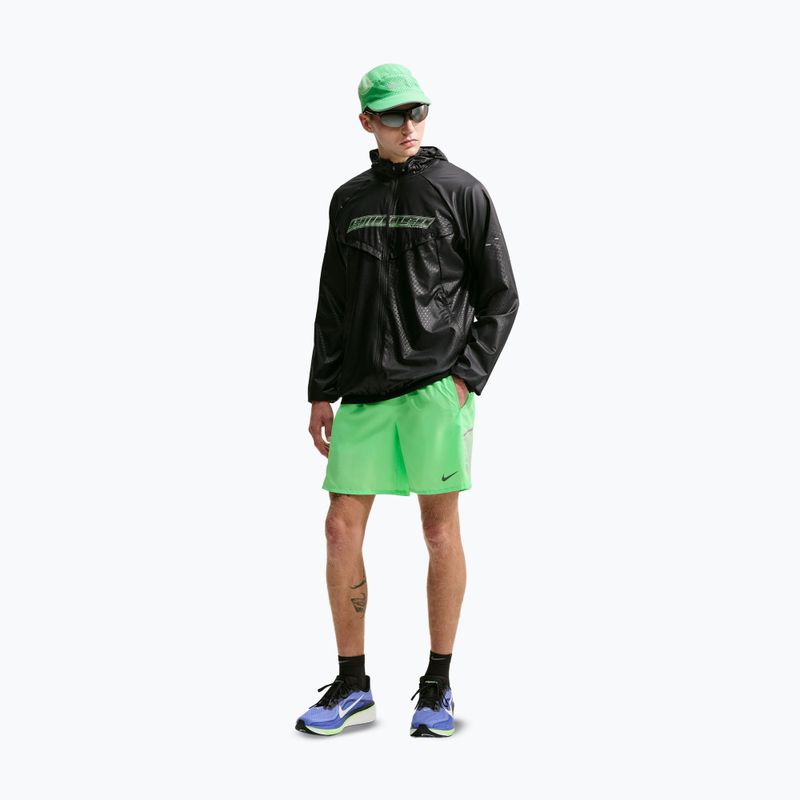 Men's running shorts Nike Miler illusion green 2