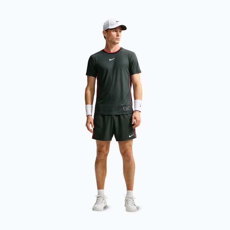 Polo shirt Nike Court Slam Aero-Fit Black Spruce/White 2