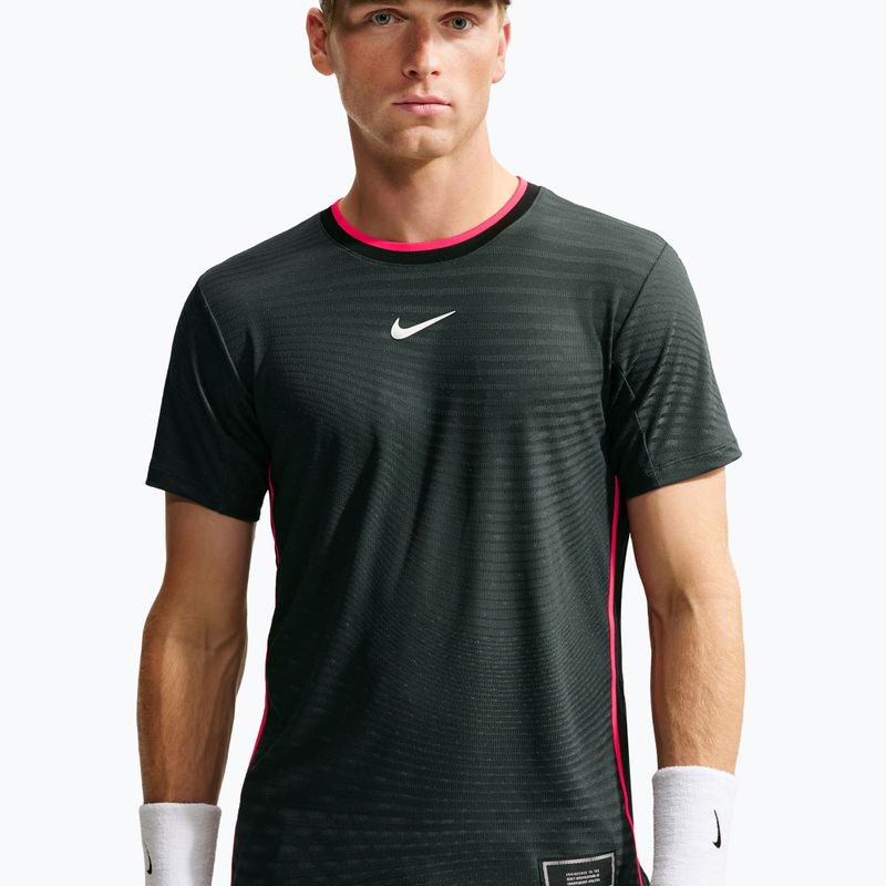 Polo shirt Nike Court Slam Aero-Fit Black Spruce/White 4