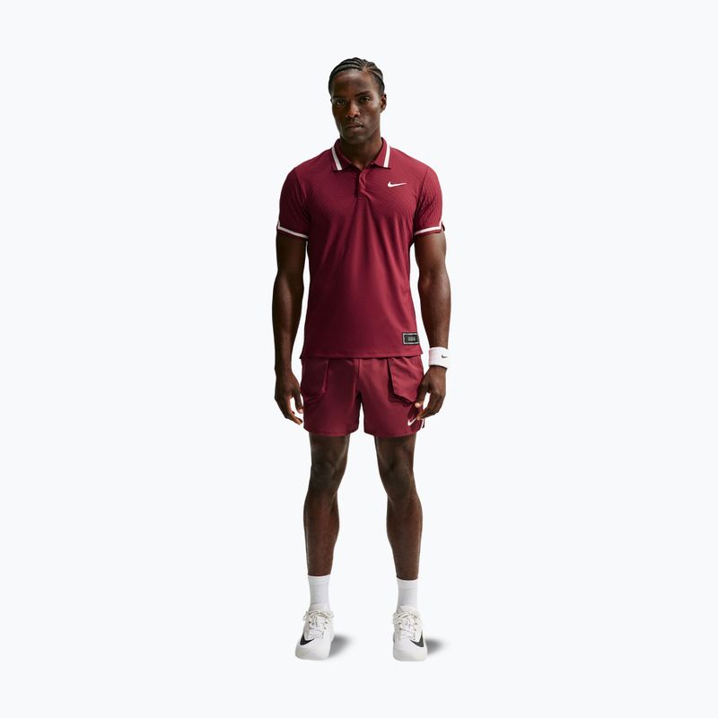 Polo shirt Nike Court Slam Aero-Fit Team Red/Pale Ivory 2