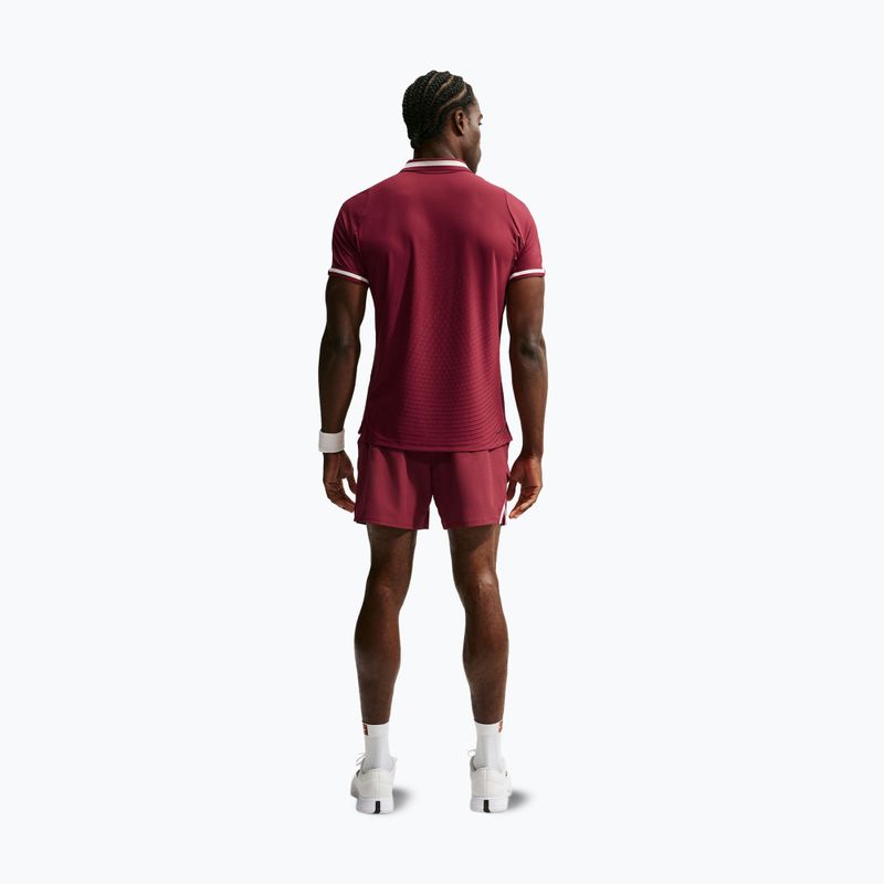 Polo shirt Nike Court Slam Aero-Fit Team Red/Pale Ivory 3
