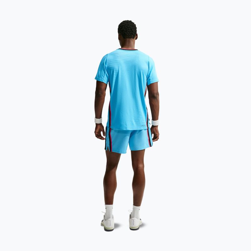 Polo shirt Nike Court Slam Aero-Fit Baltic Blue/Black 3