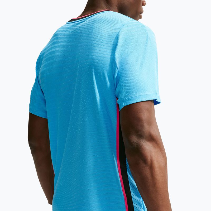 Polo shirt Nike Court Slam Aero-Fit Baltic Blue/Black 5