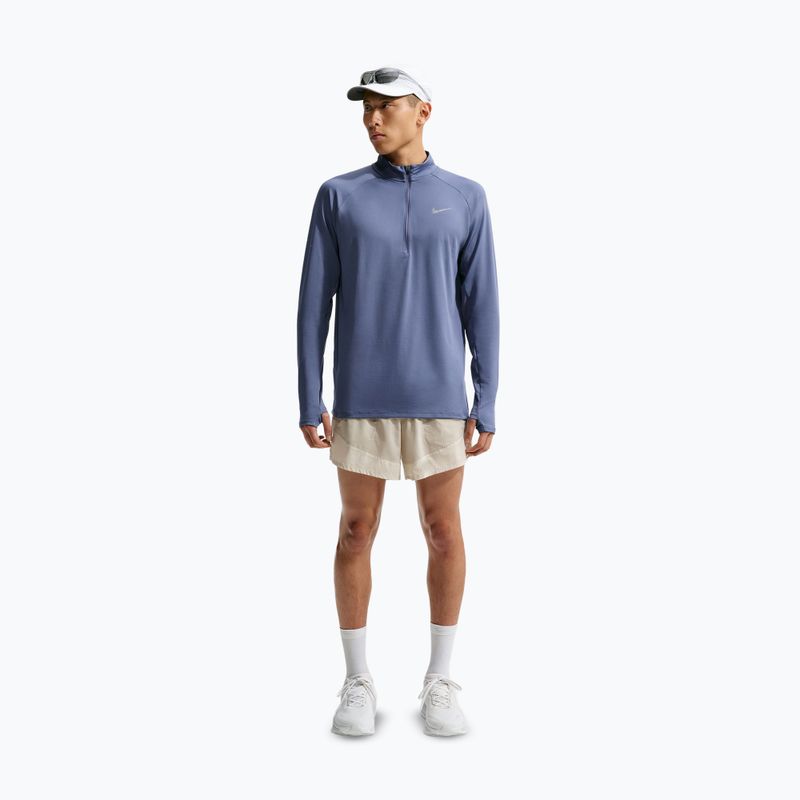 Men's running sweatshirt Nike Stride 1/4 Zip Dri-Fit diffused blue 2