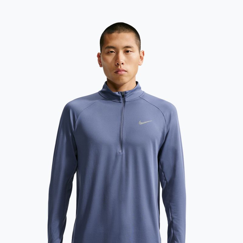 Men's running sweatshirt Nike Stride 1/4 Zip Dri-Fit diffused blue 4