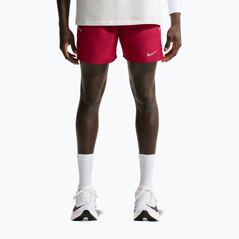 Men's running shorts Nike Miler tough red/sport red