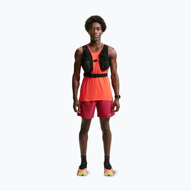 Men's running shorts Nike Miler tough red/sport red 2