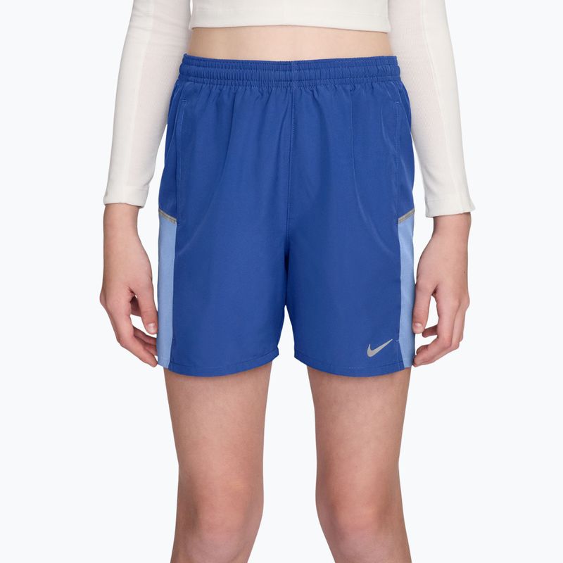 Children's shorts Nike Miler game royal/aluminum