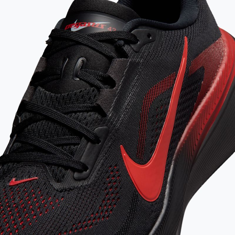 Men's running shoes Nike Pegasus 42 black/university red/bright crimson 7