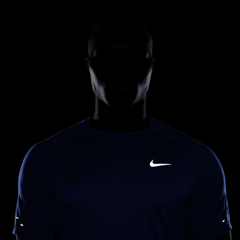Men's running shirt Nike Stride hyper royal 4