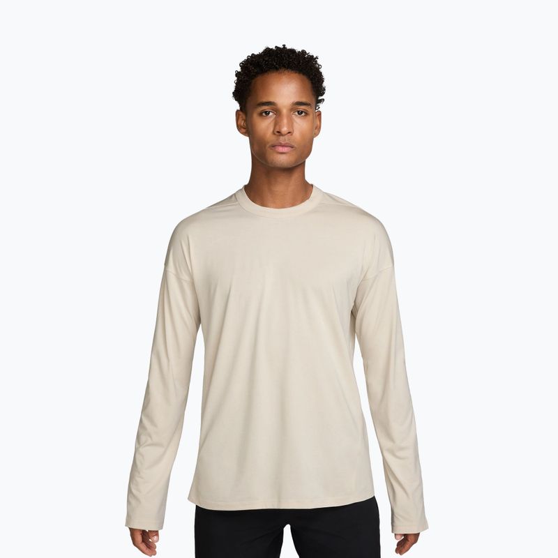 Men's longsleeve Nike 24.7 ImpossiblySoft Light light orewood brown/sail/light iron ore
