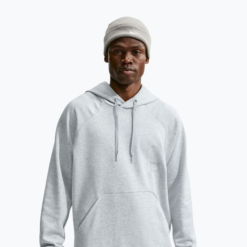 Men's training sweatshirt Nike N.A.C. light smoke grey/htr/light smoke grey 4