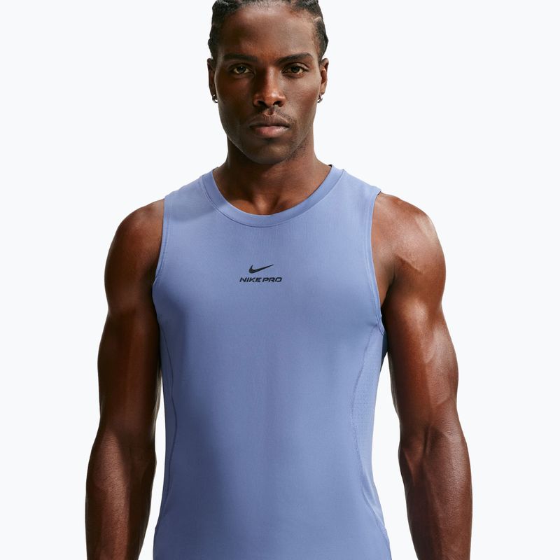 Men's training shirt Nike Pro indigo storm/black 3