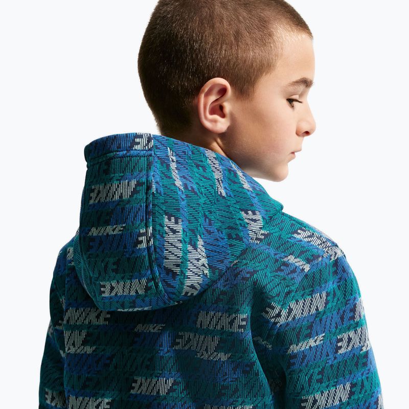 Children's sweatshirt Nike Sportswear Club Fleece bright spruce/midnight navy/game royal 8