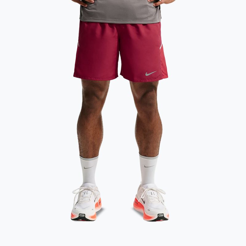 Men's running shorts Nike Miler tough red/sport red