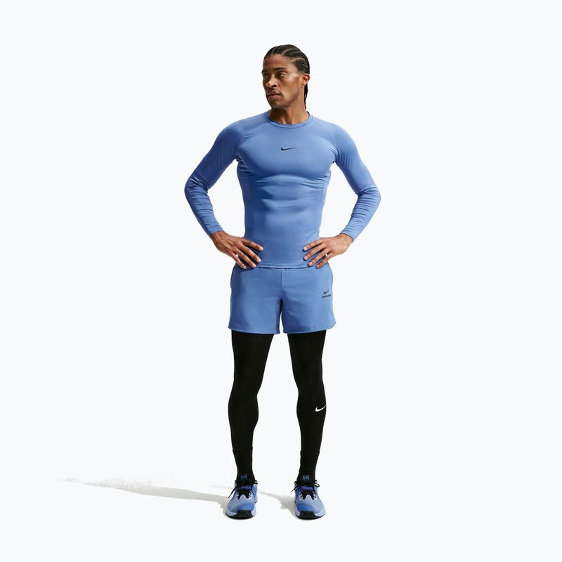Men's training longsleeve Nike Pro indigo storm/black 2
