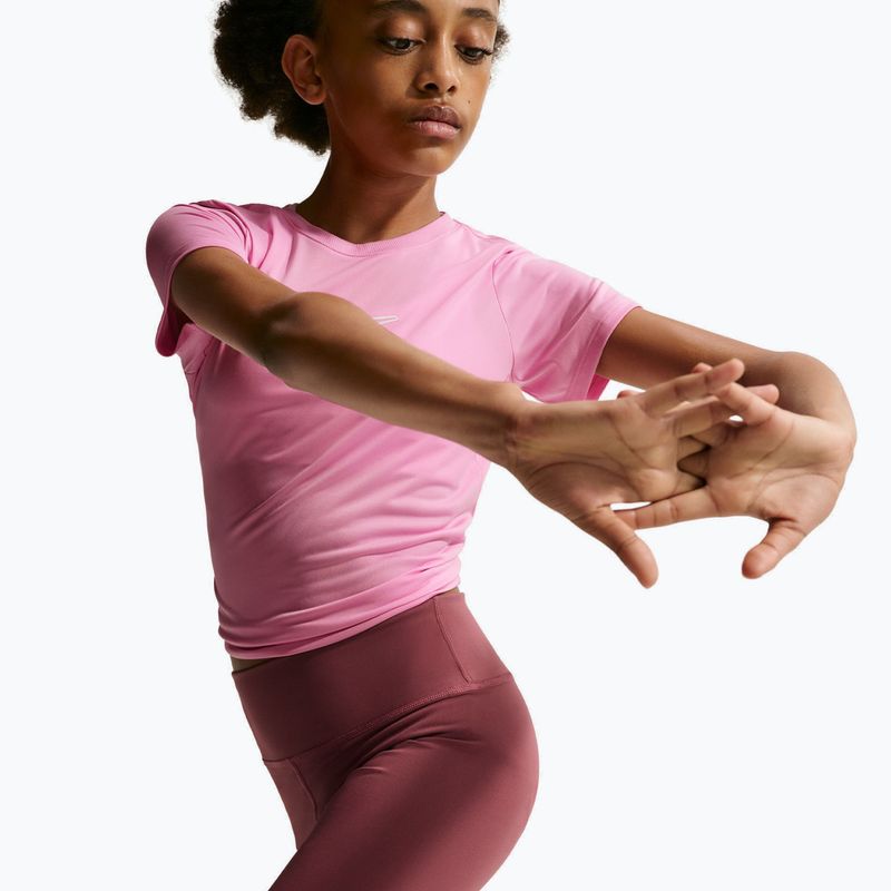 Children's shorts Nike One pink smoke/white 4