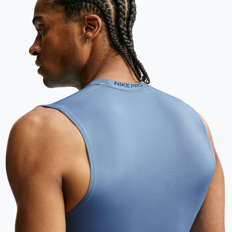 Men's training shirt Nike Pro indigo storm/black 4