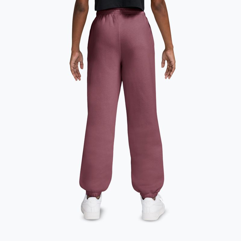 Children's trousers Nike Sportswear Studio Fleece pink smoke/white 2
