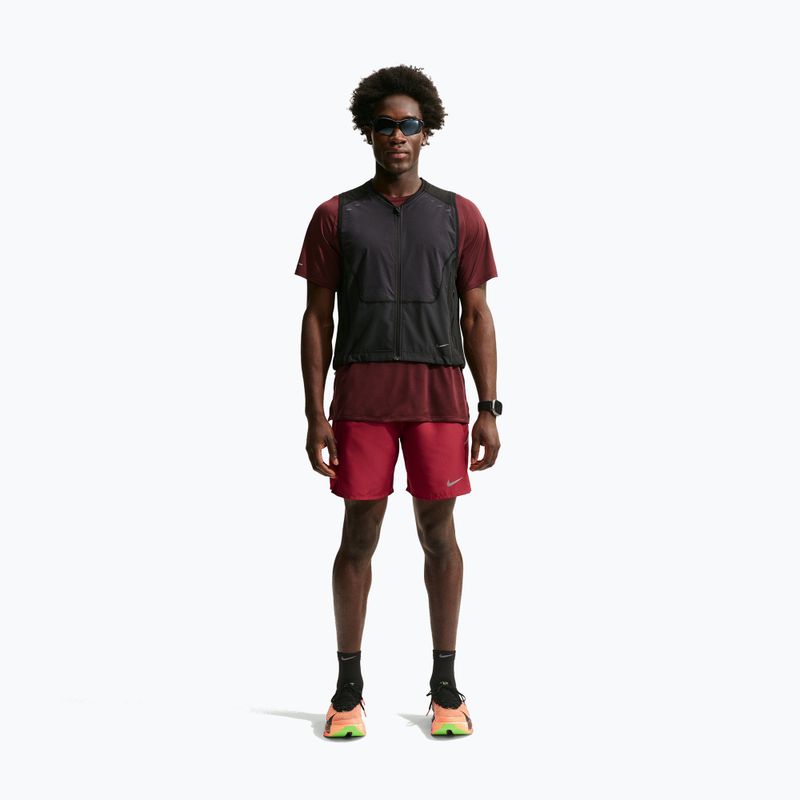 Men's running shorts Nike Miler tough red/sport red 2