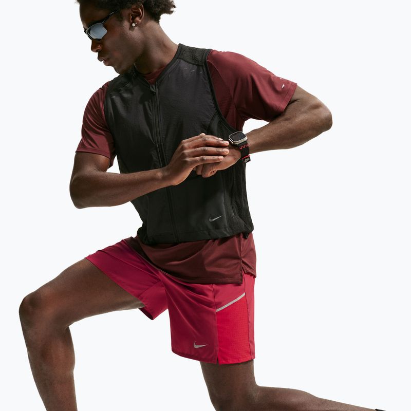 Men's running shorts Nike Miler tough red/sport red 4