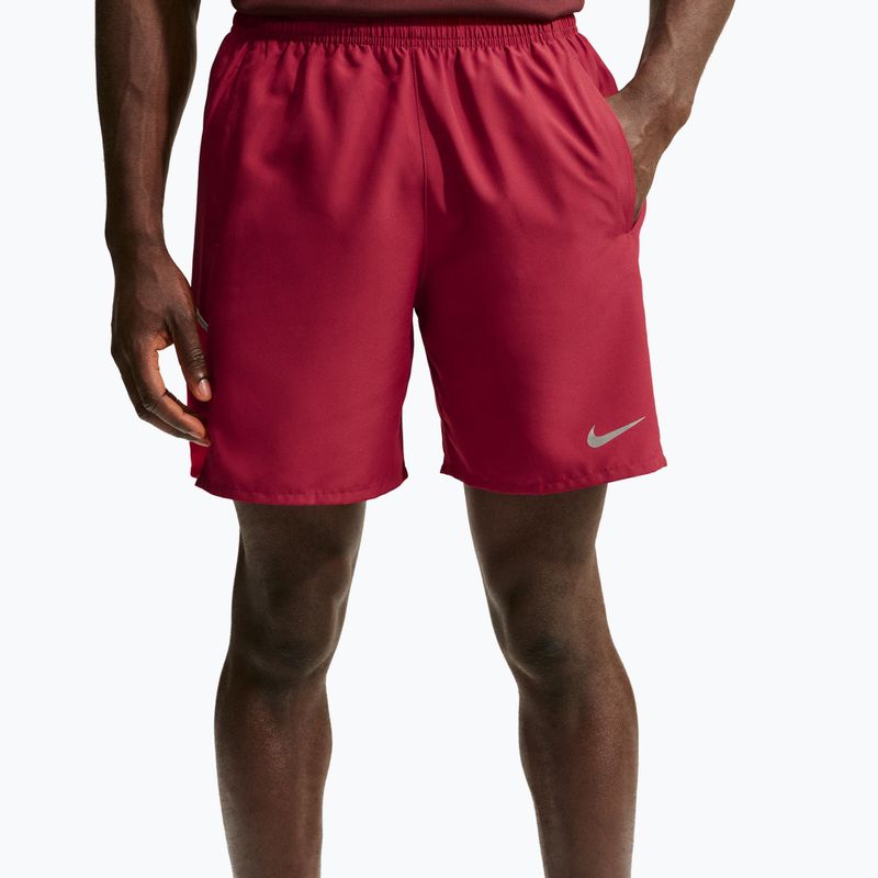 Men's running shorts Nike Miler tough red/sport red 5