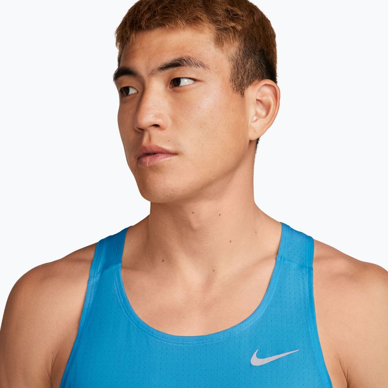 Men's running shirt Nike Fast Dri-Fit light current blue 3
