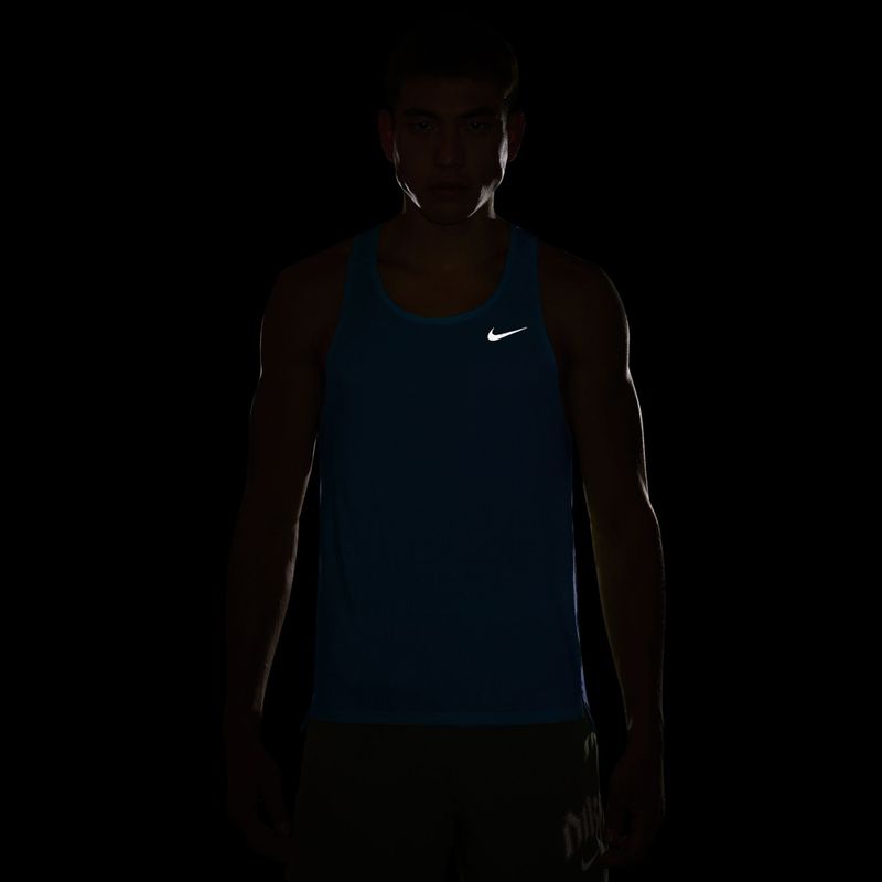 Men's running shirt Nike Fast Dri-Fit light current blue 4