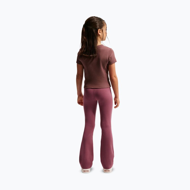 Children's leggings Nike Sportswear Classic pink smoke/white 3
