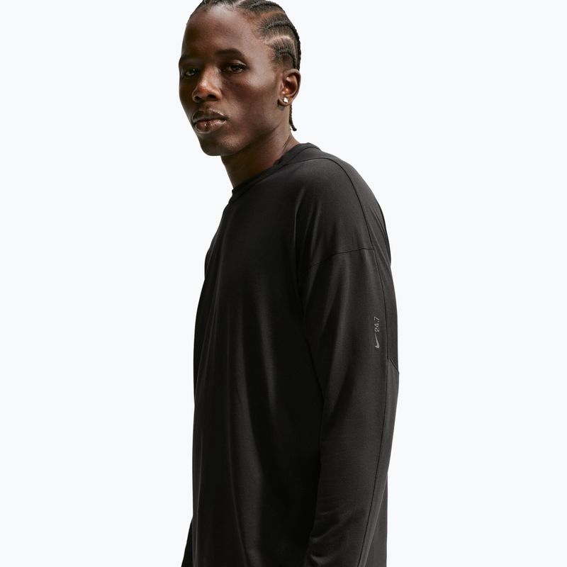 Men's longsleeve Nike 24.7 ImpossiblySoft Light black/black/dark smoke grey 3