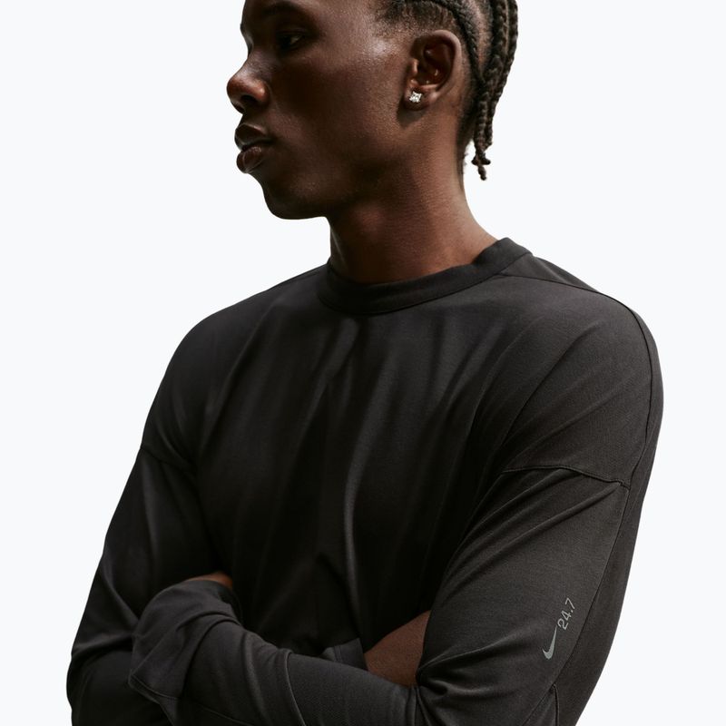 Men's longsleeve Nike 24.7 ImpossiblySoft Light black/black/dark smoke grey 4