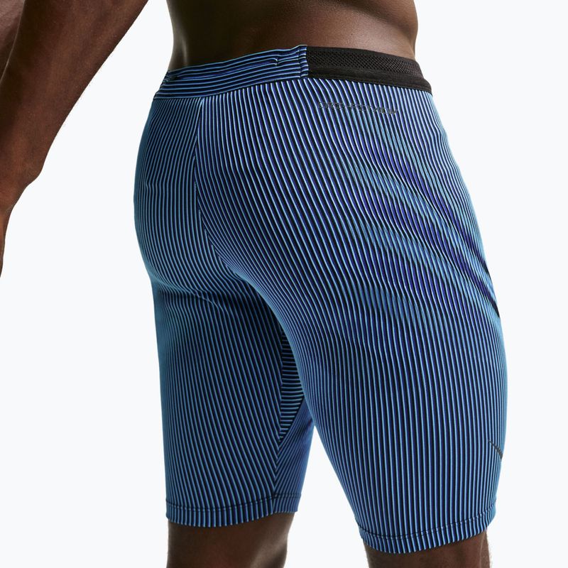Men's running shorts Nike AeroSwift baltic blue/black/old royal/black 6