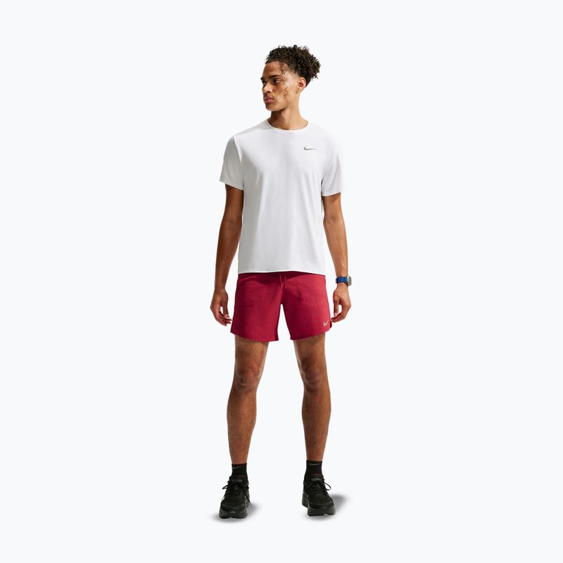 Men's running shorts Nike Stride Dri-Fit 2in1 7" tough red 2