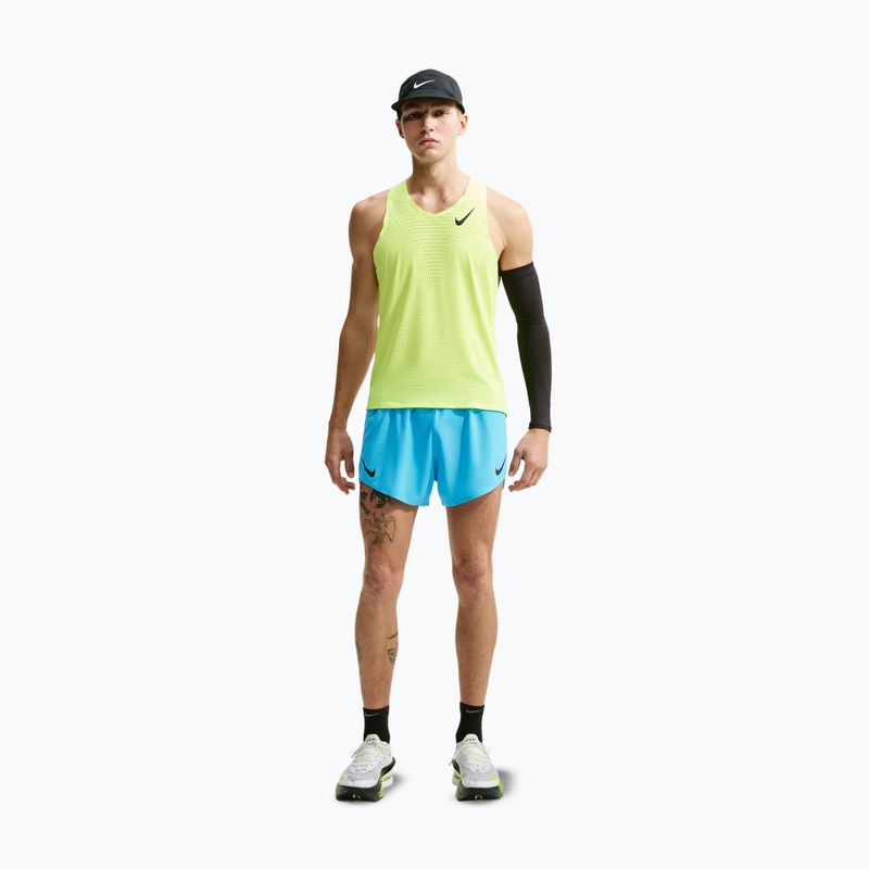 Men's running shorts Nike AeroSwift light current blue/black 2