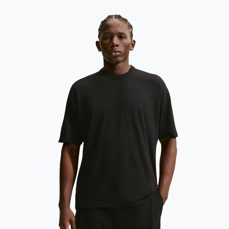 Men's training shirt Nike 24.7 ImpossiblySoft Light black/black/dark smoke grey